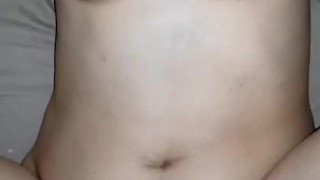 College Big tits Curvy girlfriend squirt and Creampie