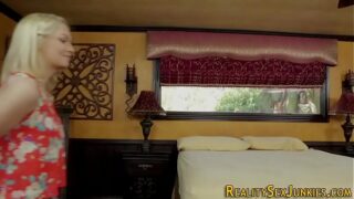 Throating pornstar rammed